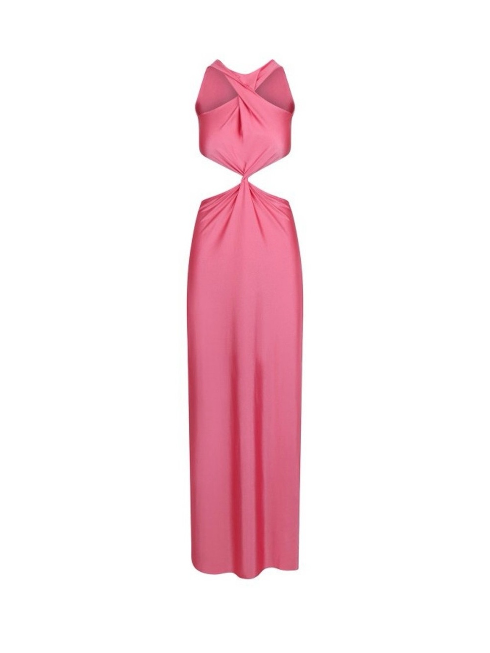Baobab Collection Pink Twist Cutout Maxi Dress